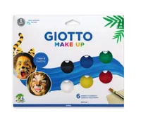 GIOTTO Schminkfarben Make-Up F476300 Basic Colours 5ml 6 Stück