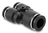 Pneumatik Steckverbinder 2 x 8 mm zu 1 x 10 mm mit Befestigungsloch Y-Form