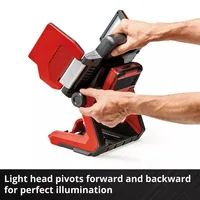 Einhell Professional Akku-Lampe TP-CL 18/3000 Li Set – Solo - Leuchten Kategorie: Akku-Leuchte - Anwendungsbereich: Werkstatt - Leuchtmittel mitgeliefert: Ja - Zusätzliche Ausstattung: Ein/Aus-Schalter - ergonomischer Tragegriff - Leuchtmittel: LED - Schu