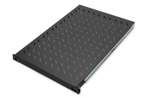 DIGITUS Fachboden 1HE 30x483x720mm max 65kg schwarz ausziehb