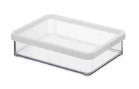 Rotho Vorratsbehälter Premium Loft 1 l, Transparent - Produkttyp: Vorratsbehälter - Materialtyp: Kunststoff - Set: Nein - Volumen: 1 l - Stapelbar: Ja - Verschlusstyp: Deckel