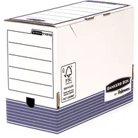 Fellowes Archivschachtel Bankersbox System A4+ 15 cm 10 Stück - Produkttyp: Archivschachtel - Detailfarbe: Blau - Weiss - Breite: 15 cm - Höhe: 25.3 cm - Tiefe: 34.5 cm - Volumen: 13 l