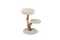 Designed by Lotte Kratzbaum Zora, Grau - Höhe: 72 cm - Anzahl Liegeplätze: 2 × - Detailfarbe: Grau - Braun - Tierart: Katze - Produkttyp: Katzenmöbel