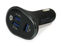 CONCEPTRONIC KFZ-Ladegerät 3-Port 3xUSB-A 31.5W sw