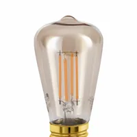 EGLO Leuchten Lampe 4 W E27 Warmweiss - Energieeffizienzklasse: G - Lampensockel: E27 - Protokoll: Ohne - Smart Home: Nicht kompatibel - Farbtemperatur Kelvin: 2200 K - Gesamtleistung: 4 W