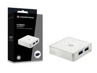 Conceptronic HUBBIES03W interface hub USB 3.2 Gen 1 (3.1 Gen 1) Micro-B 5000 Mbit/s White