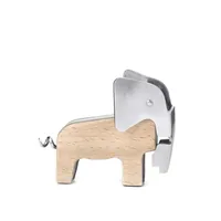 Kikkerland CS21 Basic corkscrew Stainless steel, Wood