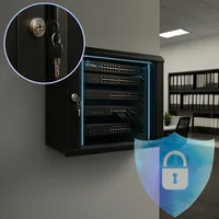 Extralink EX.2893 étagère 4U Rack monté sur le mur Noir
