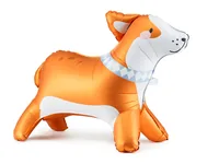 Partydeco Folienballon stehender Corgi Orange/Weiss, 88 x 70 cm - Packungsgrösse: 1 Stück - Grösse: 88 x 70 cm - Produkttyp: Folienballon - Motiv: Hund - Detailfarbe: Orange - Weiss - Material: Polyethylen (PE)