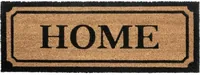 Hanse Home Home 45 cm x 75 cm - Eigenschaften: Keine Eigenschaft - Zertifikate: Keine Zertifizierung - Breite: 45 cm - Länge: 75 cm - Motiv: Schriftzug - Detailfarbe: Braun - Schwarz