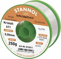 Stannol 813011 soldering iron/station accessory 1 pc(s) Solder wire