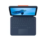 Logitech Rugged Combo 4 Touch - Tastatur und Foliohülle - mit Trackpad - Apple Smart connector