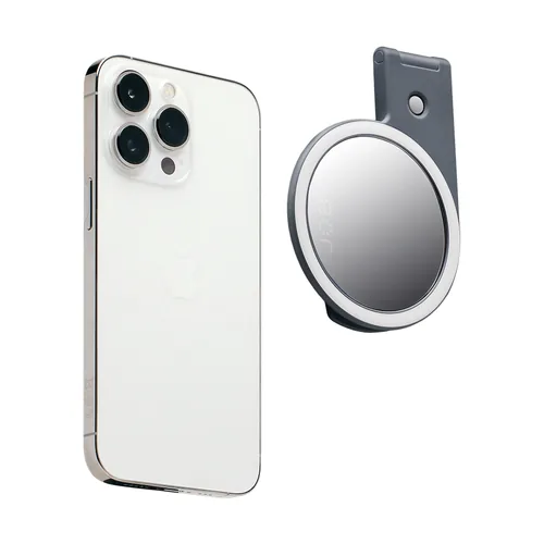Joby Ringlicht Beamo MagSafe - Grau - Farbtemperatur Kelvin: 5600 K - Lichtfarbe: Tageslichtweiss (Kaltweiss) - Leuchtenfarbe: Grau
