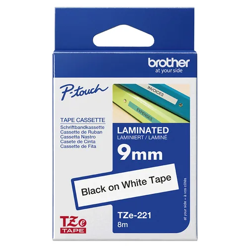 BROTHER  Band white/black 9mm 