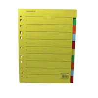Soennecken Register RC, 1-6 - Einteilung: 1-6 - Überbreite: Nein - Material: Recycling Papier - Detailfarbe: Mehrfarbig