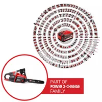 Einhell Professional Akku-Kettensäge GP-LC 36/40 Li BL-Solo - Ausstattung: Ohne Akku & Ladegerät - Produktkategorie: Kettensäge - Akkusystem: Einhell Power X-Change - Schwertlänge: 40 cm - Betriebsart: Akkubetrieb
