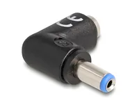 DC Adapter 5,5 x 2,1 mm Stecker zu 5,5 x 2,1 mm Buchse 90° gewinkelt