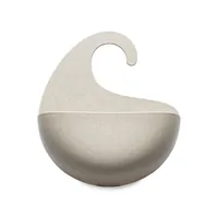 Koziol Duschmittelhalter Utensilo Surf M, Sand/Gelb - Befestigung: Diverse - Detailfarbe: Sand - Gelb - Wandmontage: Nein - Utensilienhalter Typ: Duschmittelhalter - Detailmaterial: Kunststoff - Grundmaterial: Kunststoff