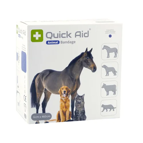 Quick Aid Animal Bandage 4.6 m - Produkttyp: Pflege - Tierart: Pferd - Katze - Hund