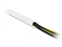 Delock Kabelschlauch dehnbar, 5m x 25 mm Weiss - Detailfarbe: Weiss - Breite: 25 mm - Länge: 5 m - Produkttyp: Kabelschlauch - Ausstattung Kabelmanagement: Zuschneidbar - Wiederverwendbar - Elastisch - Verpackungseinheit: 1 Stück
