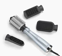 Babyliss Warmluftbürste Hydro Fusion AS774CHE - Typ: Warmluftbürste - Diffusor: Nein - Klappbarer Griff: Nein - Spannungsanpassung: Nein - Detailfarbe: Hellblau - Ionentechnologie: Ja