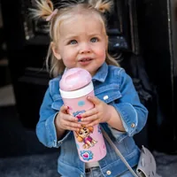 Koziol Trinkflasche Oase Paw Patrol, 425 ml, Rosa - Material: Biozirkulärer Kunststoff - Eigenschaften: Bio-Kunststoff - CO2 neutral / kompensiert - Zertifikate: Keine Zertifizierung - Spülmaschinenfest: Ja - Volumen: 425 ml - Farbe: Rosa