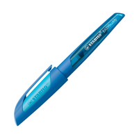 STABILO Füllfederhalter Easybuddy Medium (M), Blau - Strichstärke: Medium (M) - Set: Nein - Verpackungseinheit: 1 Stück - Schriftfarbe: Blau - Anwender: Kinder - Schüler - Stiftfarbe: Blau