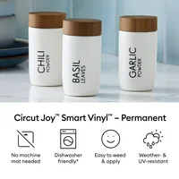 Cricut Vinylfolie Joy Musterpack 14 x 30 cm, 5 Stück, Mehrfarbig - Geeignet für Drucker: Keine Angaben - Detailfarbe: Mehrfarbig - Aussenanwendung: Ja - Selbstklebend: Ja - Aufbügelbar: Nein - Folientyp: Vinylfolie