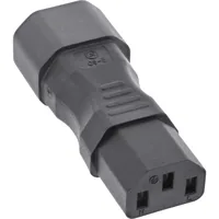 InLine Netzadapter IEC 60320 C14 / C13 - 3pol. Kaltgeräte