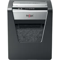 Rexel Aktenvernichter Momentum X415 P-4, 15 Seiten - Vernichtbare Aktentypen: Papier - Büroklammern - Schnittart: Partikelschnitt - Sicherheitsstufe: 4 - Schnittausgabe: 4 x 40 mm - Blattkapazität: 15 Seiten - Zufuhrautomatik: Nein