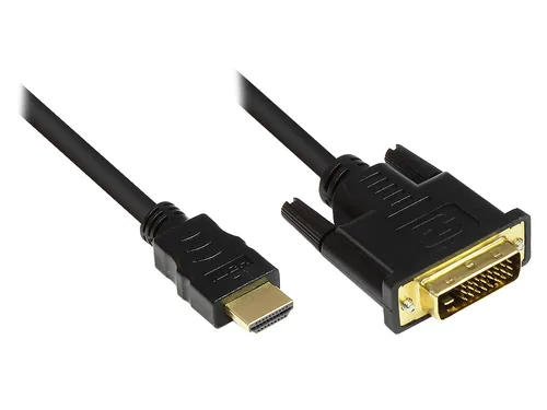 Good Connections Kabel HDMI-St.-DVI-D 241 St. schwarz 1m