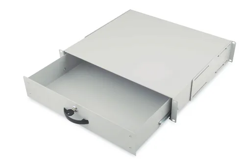 Digitus Lockable drawer for 482.6 mm (19") network and server cabinets, 2U