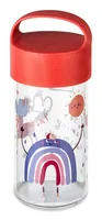 Koziol Snack- und Trinkflasche DREAMS coral red 500 ml - Materialtyp: Biokunststoff - Unterteilungsmöglichkeit: Nein - Material: Biozirkulärer Kunststoff - Detailfarbe: Rot - Spülmaschinenfest: Ja - Set: Nein