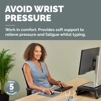 Fellowes Workplace Handgelenkauflage Breyta 320 mm Marineblau 1 Stück - Eingabegeräte: Tastatur