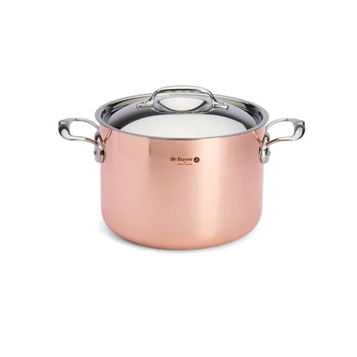 De Buyer Prima Matera Bratentopf Kupfer/Edels. hoch 24cm ind.