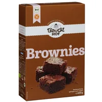 Bauck Mühle Backmischung Brownies glutenfrei 400 g - Nährwertangabe pro: 100 g - Energiegehalt (in kj): 1663 KJ - Energiegehalt (in kcal): 393 Kcal - Fett: 5.1 g - Gesättigte Fettsäuren: 3 g - Produkttyp: Brownies