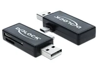 DELOCK Card Reader USB micro B -> SDmicroSD OTG extern