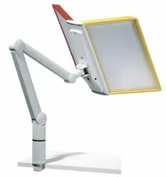 DURABLE Dokumentenhalter Sherpa A4 Schwingarm - Typ: Dokumentenhalter - Medienformat: A4 - Detailfarbe: Weiss