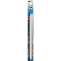 Prym Strumpfstricknadel Grau 3 mm x 20 cm, Karte 5 Stück - Material: Aluminium - Produkttyp: Strumpfstricknadel