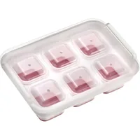 Westmark Eiswürfelbereiter mit Deckel Cube Rot - Produkttyp: Eiswürfelform - Eiswürfelform: Eckig - Materialtyp: Kunststoff - Material: Kunststoff - Detailfarbe: Rot - Anzahl Eiswürfel: 6