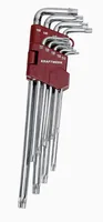 Kraftwerk Winkelschlüssel-Set T10-T50 Torx, Lang - Kugelkopf: Nein - Schraubenziehertyp: Torx