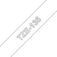 PTOUCH Band, laminiert weiss/klar TZe-135 PT-1280VP 12 mm