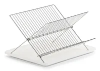 Zeller Present Abtropfgestell 43 x 32 x 24 cm, Metall / Kunststoff, Weiss - Tiefe: 43 cm - Breite: 32 cm - Detailfarbe: Weiss - Geschirrhalterung: Tellerhalterung - Tassenhalterung - Höhe: 24 cm - Produkttyp: Abtropfgestell