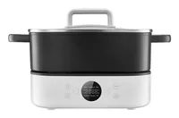 Xiaomi Multicooker Hot Pot Cooker 6 l - Funktionen: Garen - Kochen - Warmhalten - Ausstattung: Antihaft-beschichteter Innentopf - Glasdeckel - Trockengehschutz - Detailfarbe: Schwarz - Weiss - Volumen: 6 l