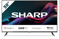 Sharp TV 50GL4160E 50, 3840 x 2160 (Ultra HD 4K), LED-LCD - Auflösung: 3840 x 2160 (Ultra HD 4K) - Bildschirmdiagonale in Zoll: 50  - Tuner-Signal: DVB-C (Kabel) - DVB-S2 (Satellit) - DVB-T2 (terrestrisch) - HDMI Anschlüsse: 4 - Schnittstellen: 3.5-mm-Kop