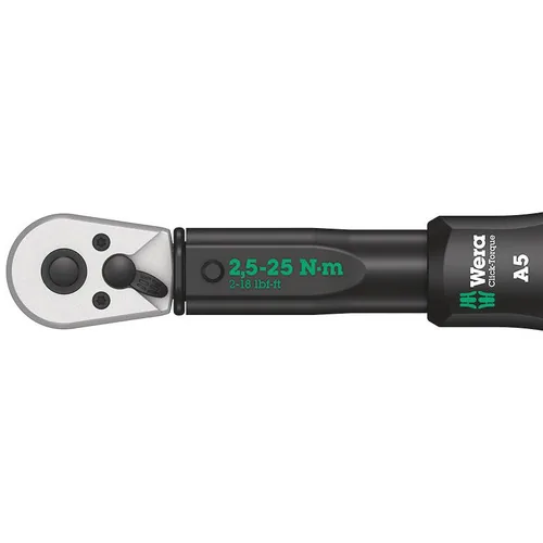 Wera Click-Torque A5 Drehmomentschlüssel 2,5 - 25 Nm