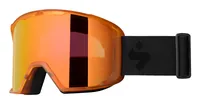 Sweet Protection Skibrille Durden RIG Reflect Goggle – Lens Topaz - Brilleneigenschaft: Kopfband - Verstellbare Passform - Brillenglasfarbe: Orange - Detailfarbe: Schwarz - Zielgruppe: Erwachsene - Form: Zylindrisch - Nachhaltigkeit: Nicht angegeben