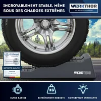 Werkthor Flache Auffahrkeile 2er Set, Grau - Nachhaltigkeit: Nicht angegeben - Zubehörtyp: Rampe/Keil