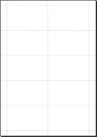 Sigel LP898 non-adhesive label 100 pc(s) White Rectangle