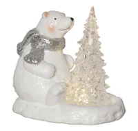 Star Trading LED-Figur Polare, 14 cm, Weiss - Betriebsart: Batteriebetrieb - Fernbedienung: Nein - Aussenanwendung: Nein - Timerfunktion: Ja - Set: Nein - Farbe: Weiss